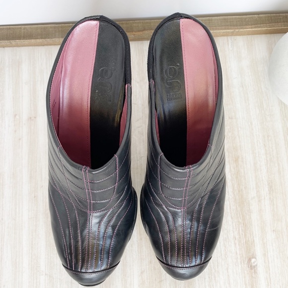 ✖️SOLD✖️•COLE HAAN• Nike G Series Leather Heeled Mules - Picture 6 of 13